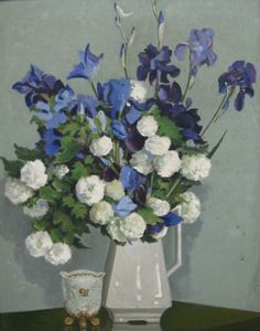 Image of Still Life with Purple Irises