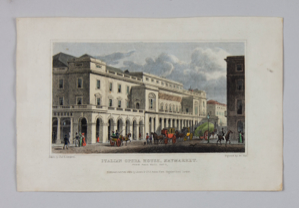 Image of Italian Opera House, Haymarket from Pall Mall East