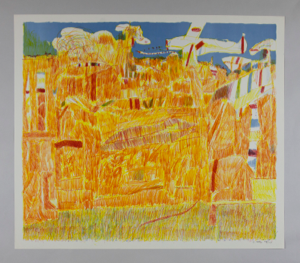 Image of Landscape with Airplane, from "The Collectors Graphics"