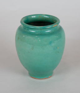 Image of Vase with Pale Green Glaze