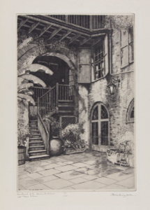 Image of Courtyard of the Maison Brulator