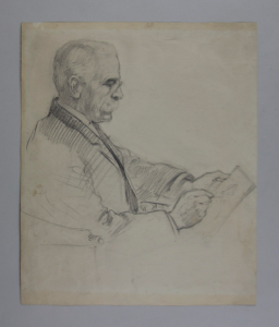 Image of Portrait of Patrick M. Westfeldt Sketching