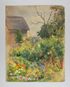 Image of Untitled, (garden scene)