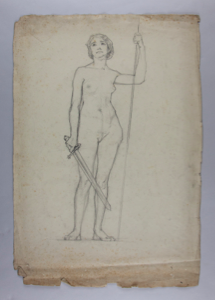 Image of Untitled (Nude study)