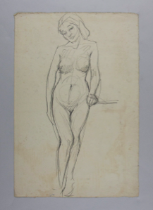 Image of Untitled (Female Nude Study)