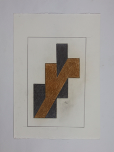 Image of Untitled (Tan with Brown and Black)