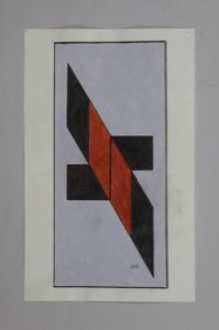 Image of Untitled (Grey, Orange and Black)