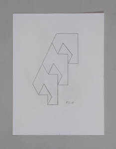 Image of Untitled (Line Drawing), from Theme: 3 Overlapping Squares Portfolio