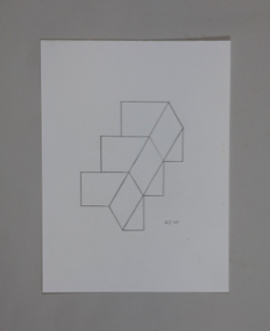 Image of Untitled (Line Drawing), from Theme: 3 Overlapping Squares Portfolio