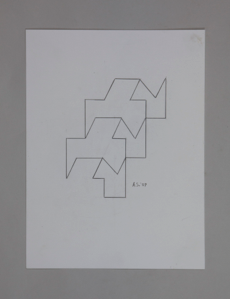 Image of Untitled (Line Drawing), from Theme: 3 Overlapping Squares Portfolio