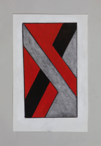 Image of Untitled (Red, Grey and Black)