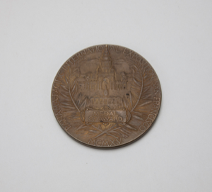 Image of Bronze Medal of Award, Panama Pacific International Exposition, San Francisco 1915 