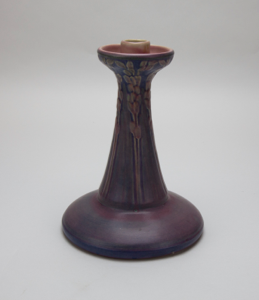 Image of Candlestick Holder with Wild Rice Design