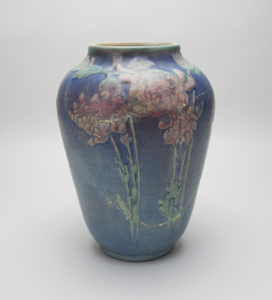 Image of Vase with Chrysanthemum Design