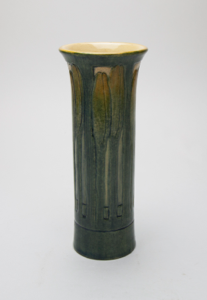 Image of Vase with Day Lily Bud Design