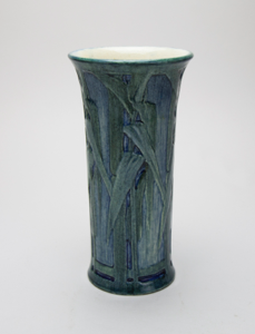 Image of Vase with Bamboo Design