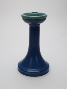 Image of Blue Glaze Candlestick