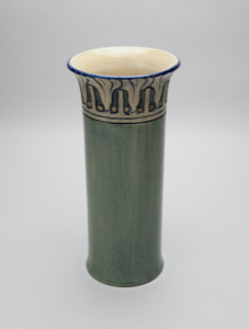 Image of Trumpet Vase with Banded Rim