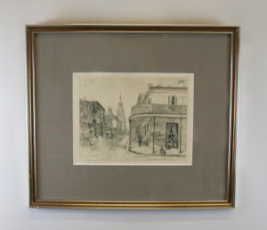 Image of Café Renaissance and St. Louis Cathedral, Chartres Street