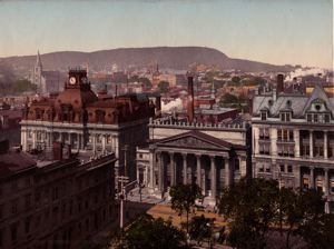 Image of Montreal from Church of Notre Dame