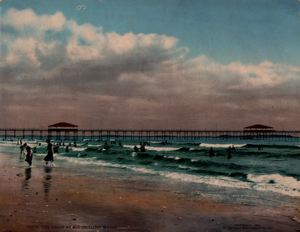 Image of The Beach at Old Orchard, Maine