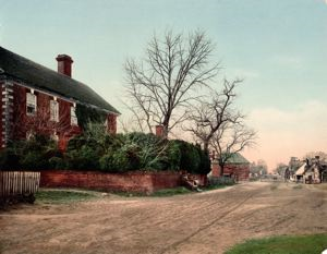 Image of Nelson House and Main Street, Yorktown, Virginia