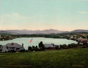 Image of Mirror Lake, Adirondack Mountains