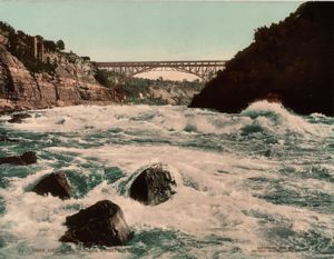 Image of Looking Up, Niagara Whirlpool Rapids