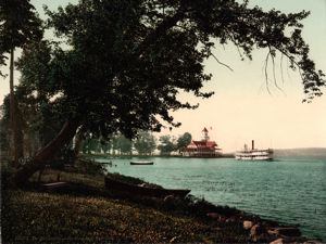 Image of The Boat-Landing, Lake Chautauqua, New York