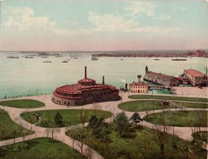 Image of Battery Park and Upper Bay, New York