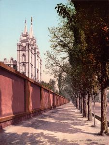 Image of Beside the Temple, Salt Lake City