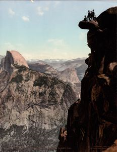 Image of Glacier Point and South Dome, Yosemite Valley, Cal.