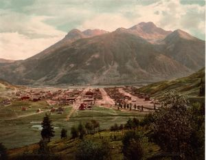 Image of Silverton and Sultan Moutain, Colorado