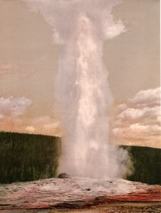 Image of "Old Faithful" Geyser, Yellowstone National Park