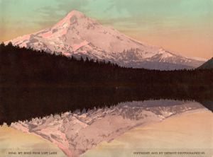 Image of Mt. Hood from Lost Lake