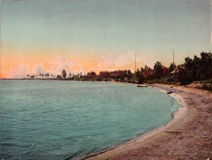 Image of Along the Shore at Harbor Beach Michigan