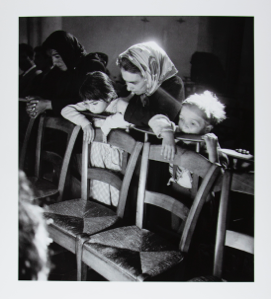 Image of Gypsy family at church, le Cannet, Cannes