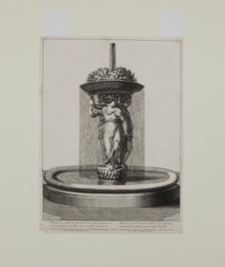 Image of Fountain with Young Girls and Cupid