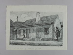 Image of Timber and Brick Double Cottage - Tile Roof