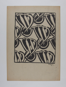 Image of Untitled (design study of a leaf)