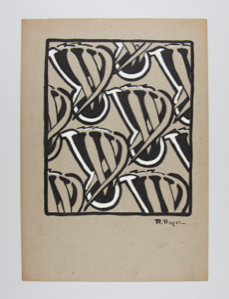 Image of Untitled (design study of a leaf)