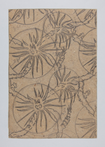 Image of Untitled (design study of morning glory)