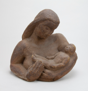 Image of Woman with Child in Arms