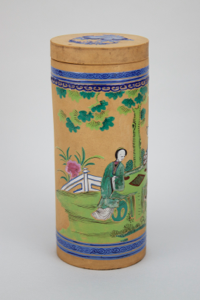 Image of Container, incense, with lid