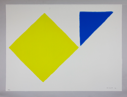 Image of Yellow Square Plus Quarter Blue