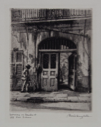 Image of Doorway on Bourbon St., Old New Orleans