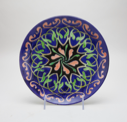 Image of China Painted Plate with Owen Jones Inspired Design