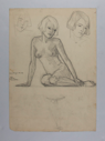 Image of Untitled (seated female study)