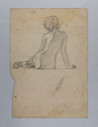 Image of Untitled - Female Nude Study (Two-sided sketch, recto & verso)