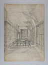 Image of Untitled (Interior Scene, Sketch)